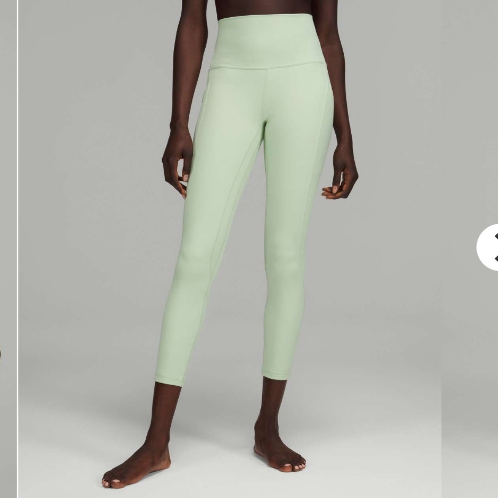 NWT lululemon Align 25” Creamy Mint